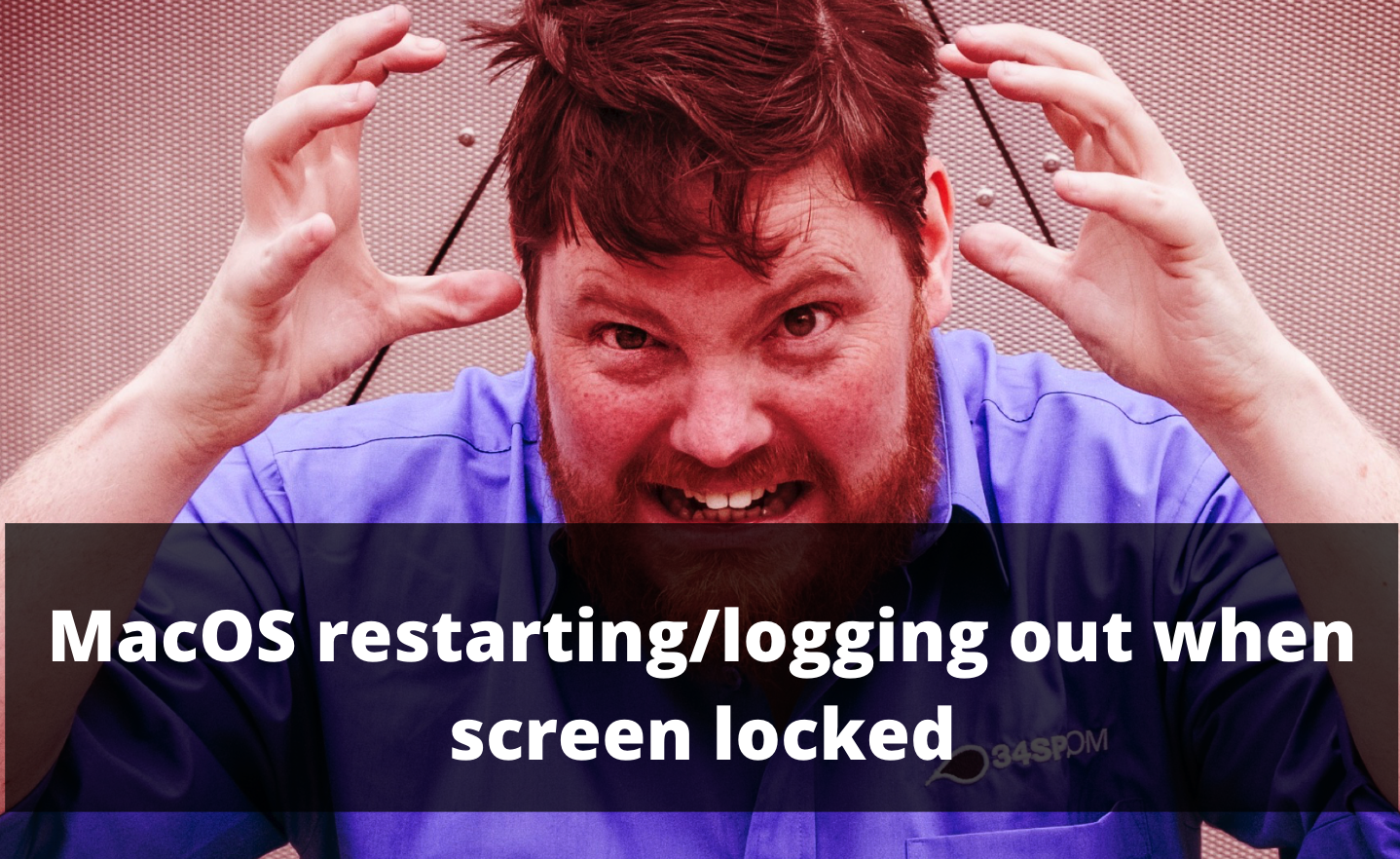 macOS restarting/logging out when screen locked