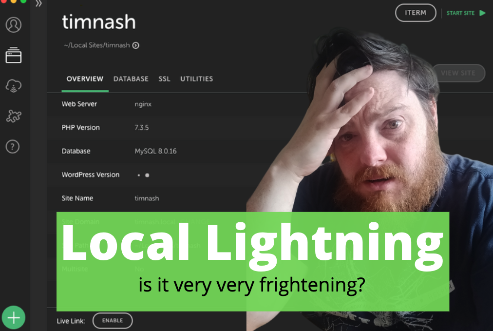 Local Lightning is it very very frightening