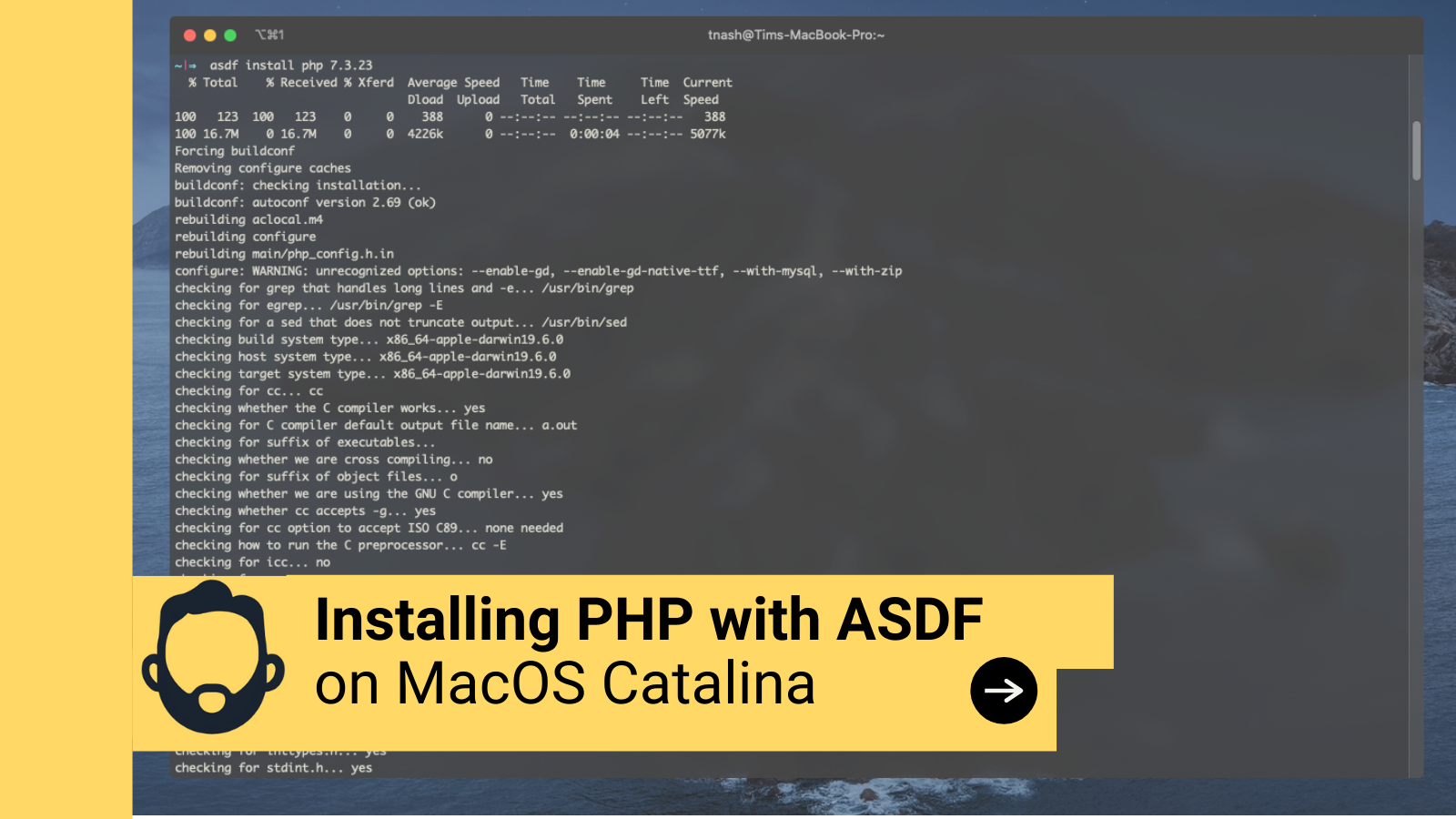 Installing PHP and other languages with ASDF on MacOS Catalina